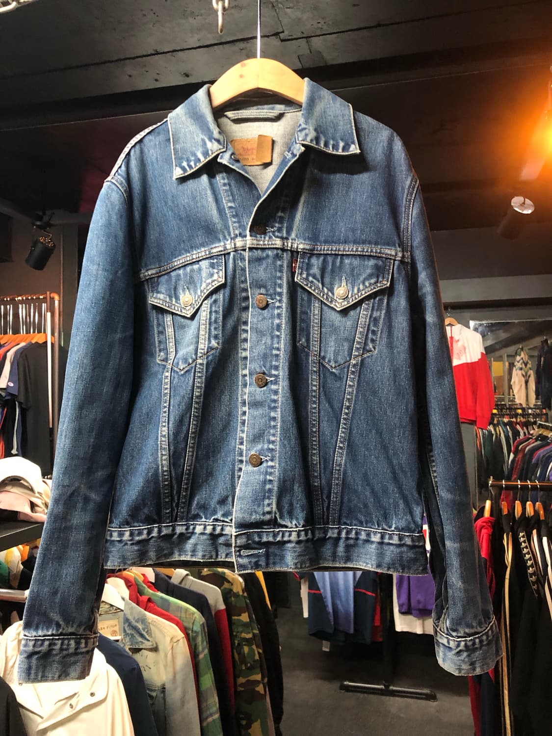 리바이스 00’s 70500 데님 트러거 청자켓 유럽판 상품이미지1