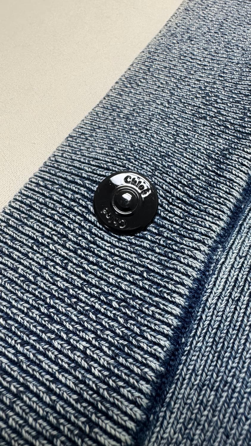 끌로에 인디고 워시드 후드 판초 판매합니다 상품이미지7