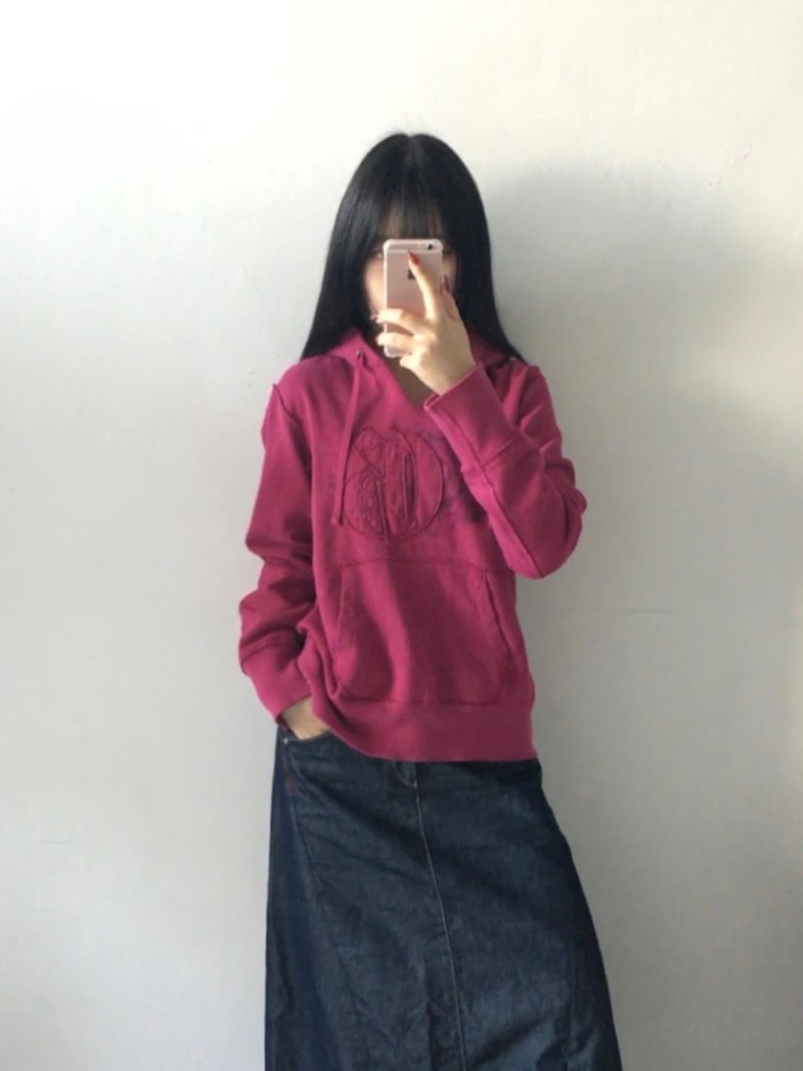 갭 자수프린팅 후드티 상품이미지1