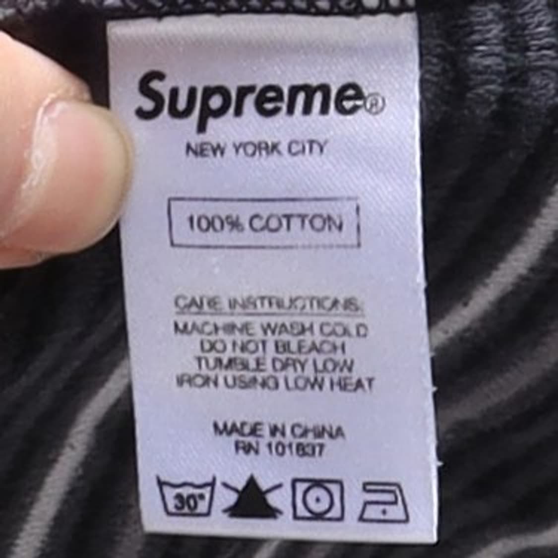 슈프림 Supreme Logo Stripe Long Sleeve  상품이미지8