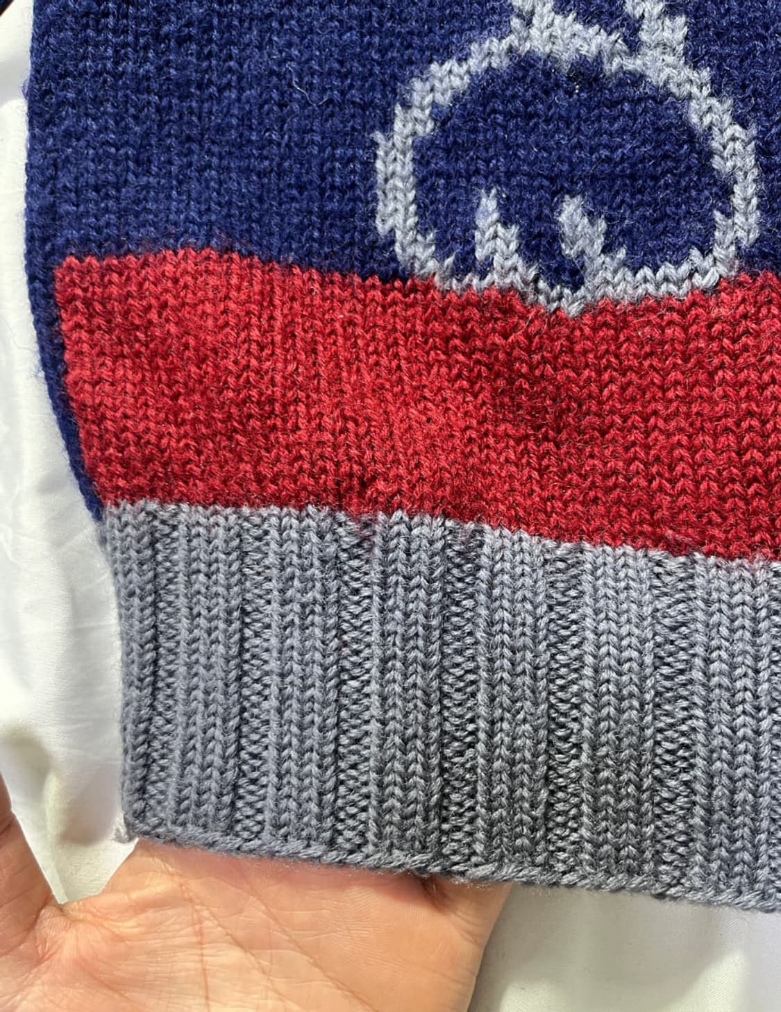 빈티지 코위찬 울 니트 집업 상품이미지3