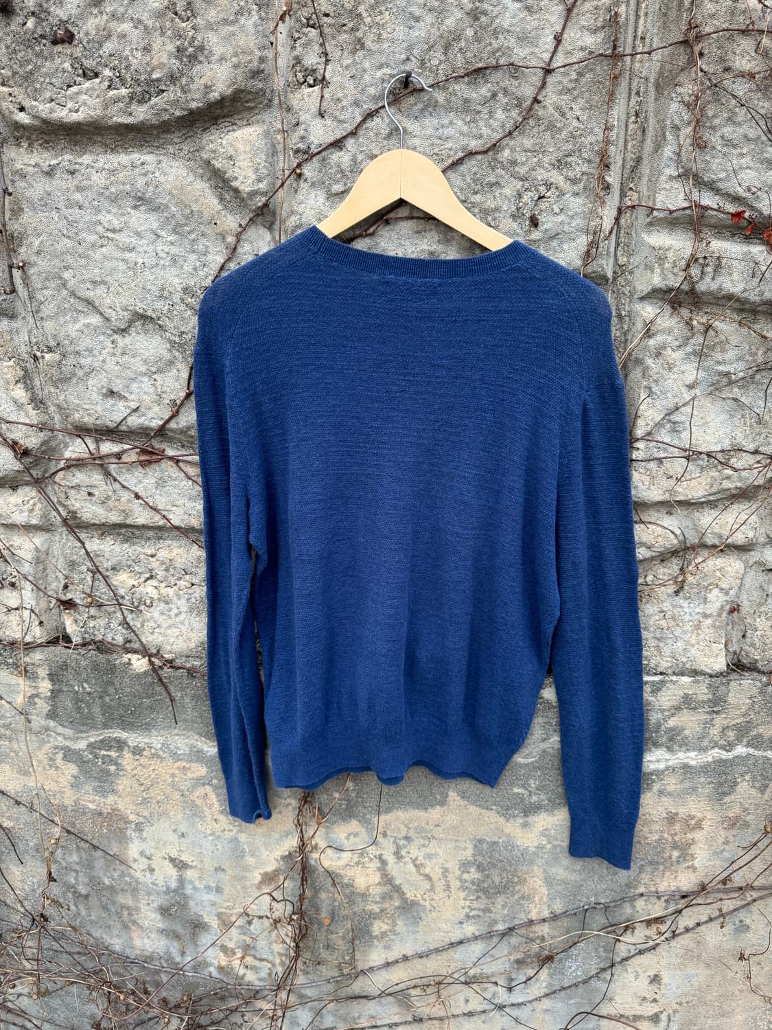 폴로 랄프로렌 얇은 와플 니트 네이비 m 상품이미지2