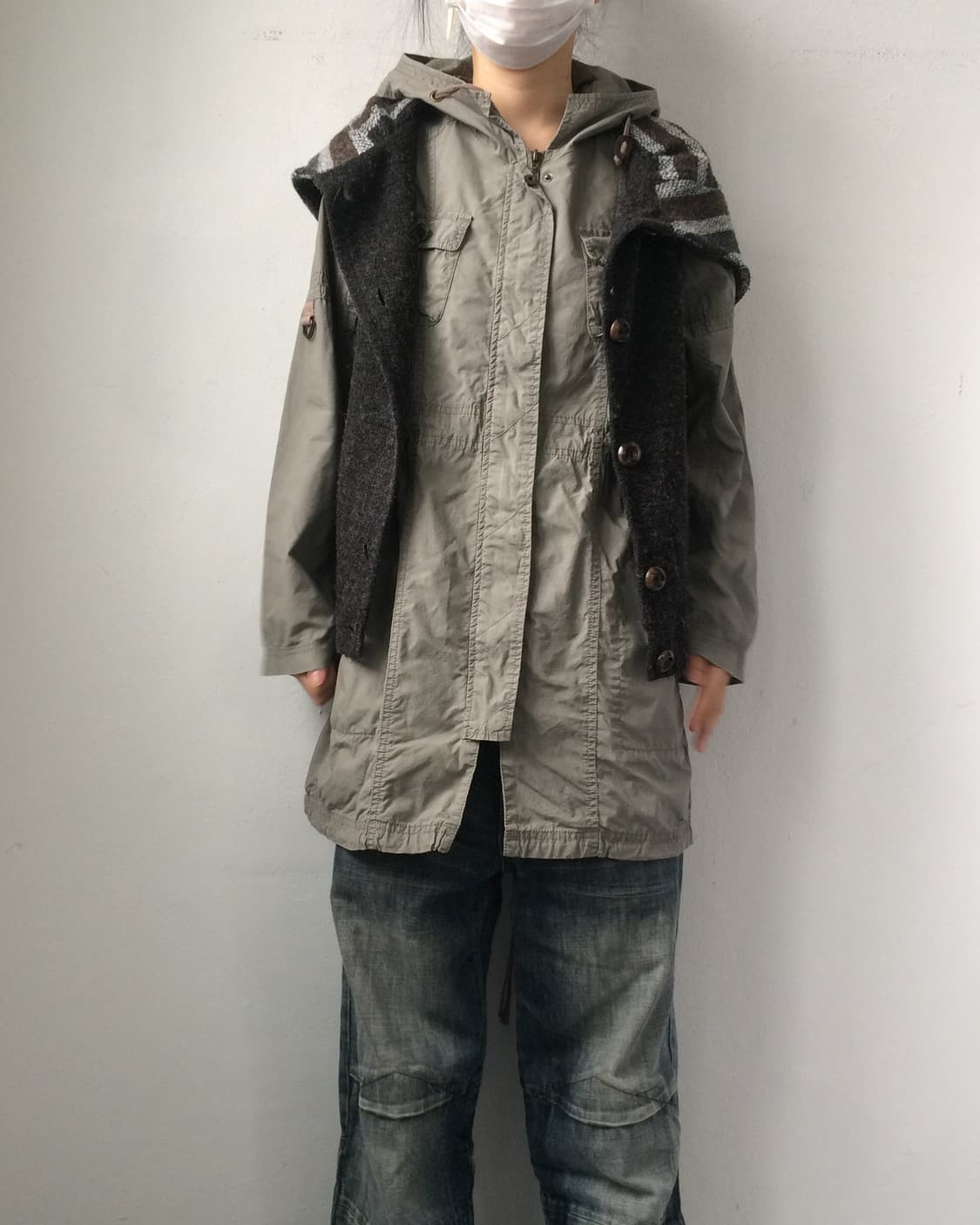 Indian mood hood vest 상품이미지7