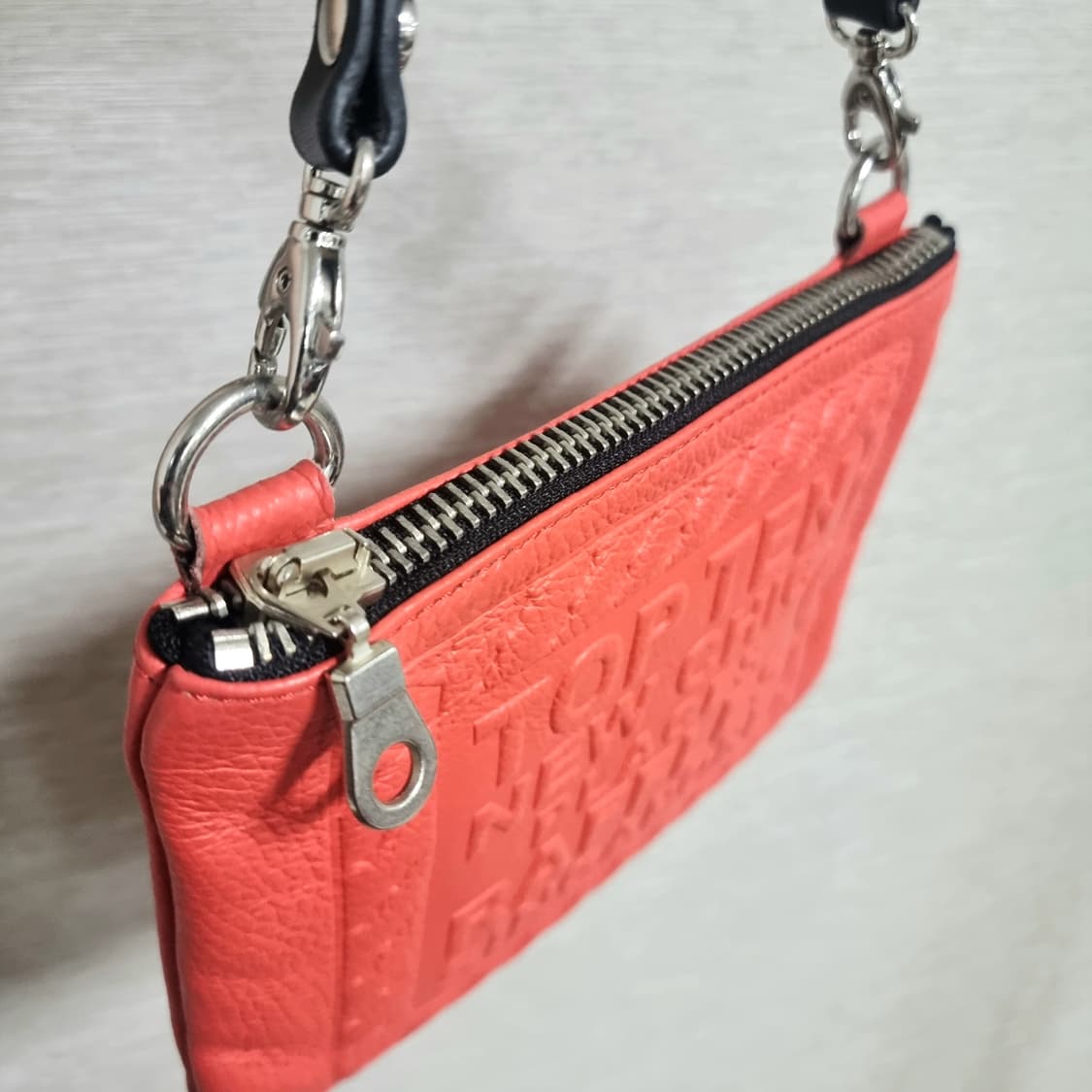 Barbara Rihl PARIS 싱가폴래플스호텔 소가죽 미니백 클러치백 상품이미지4