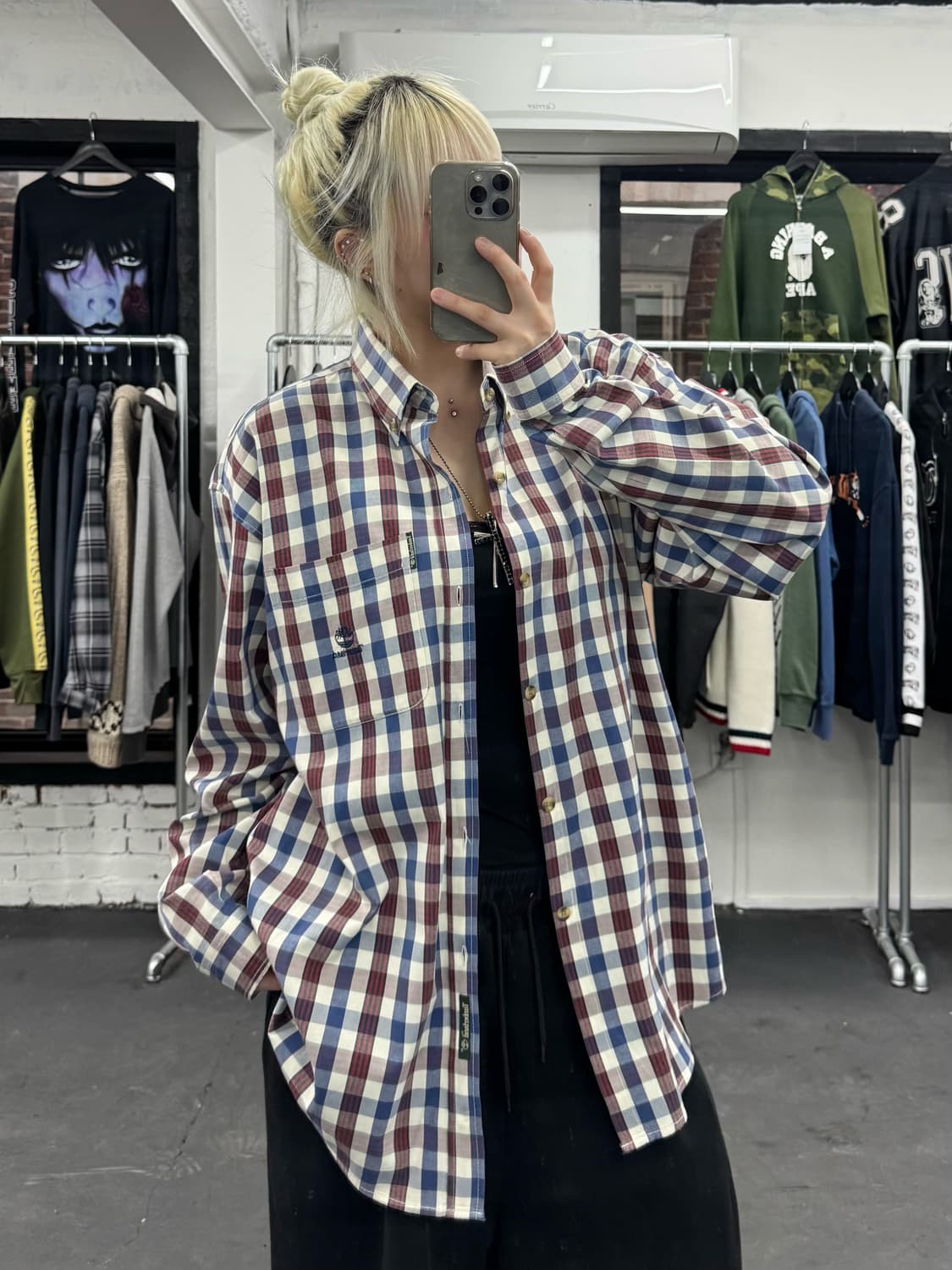 팀버랜드 체크패턴 셔츠 상품이미지3