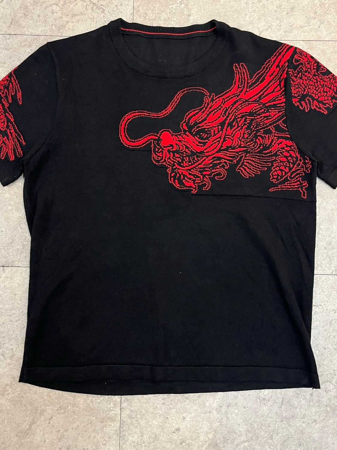 빈티지 반팔니트 블랙 #csz2952 상품이미지3