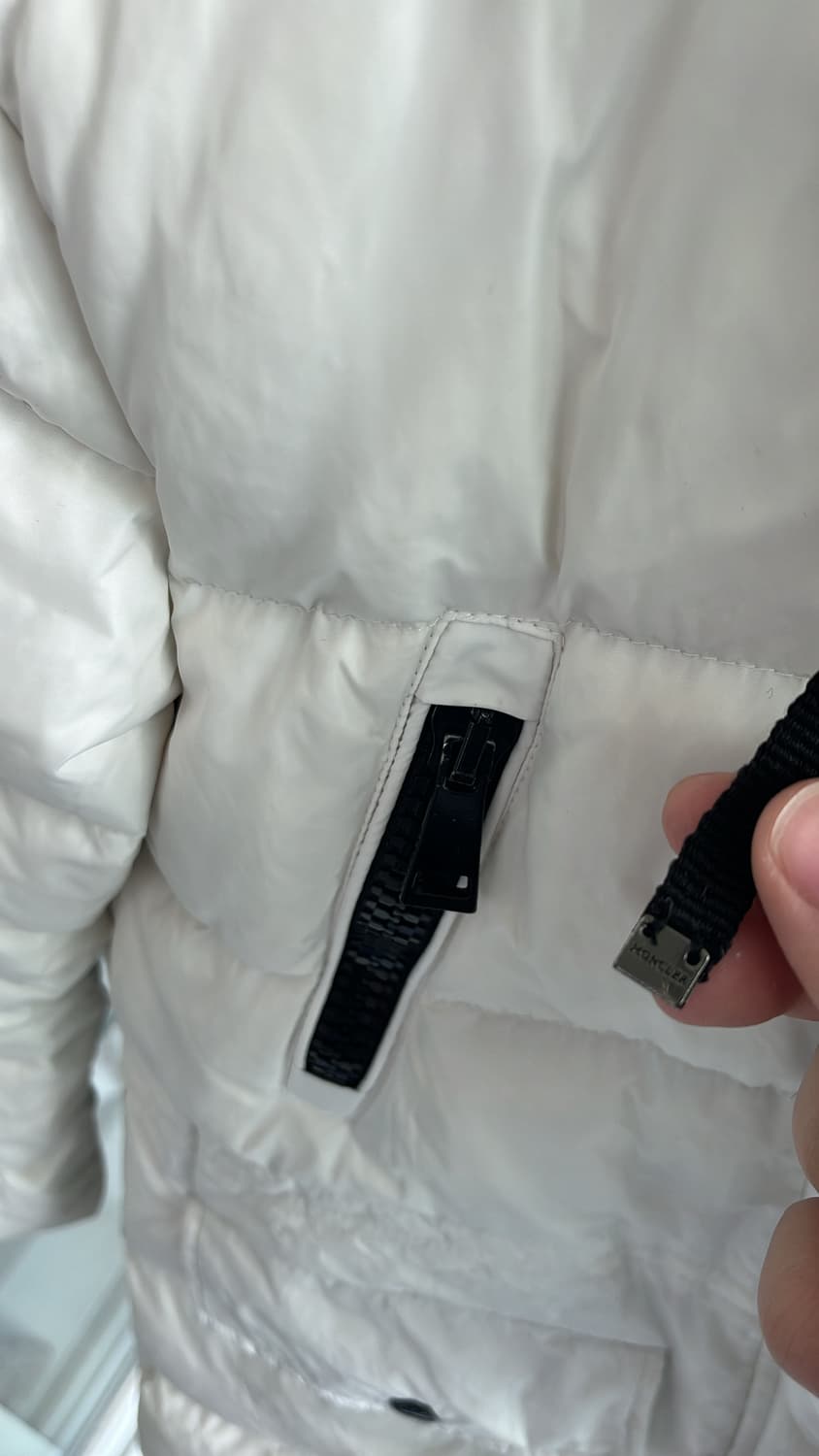몽클레어 아프로티 화이트 롱패딩 L 100 상품이미지6
