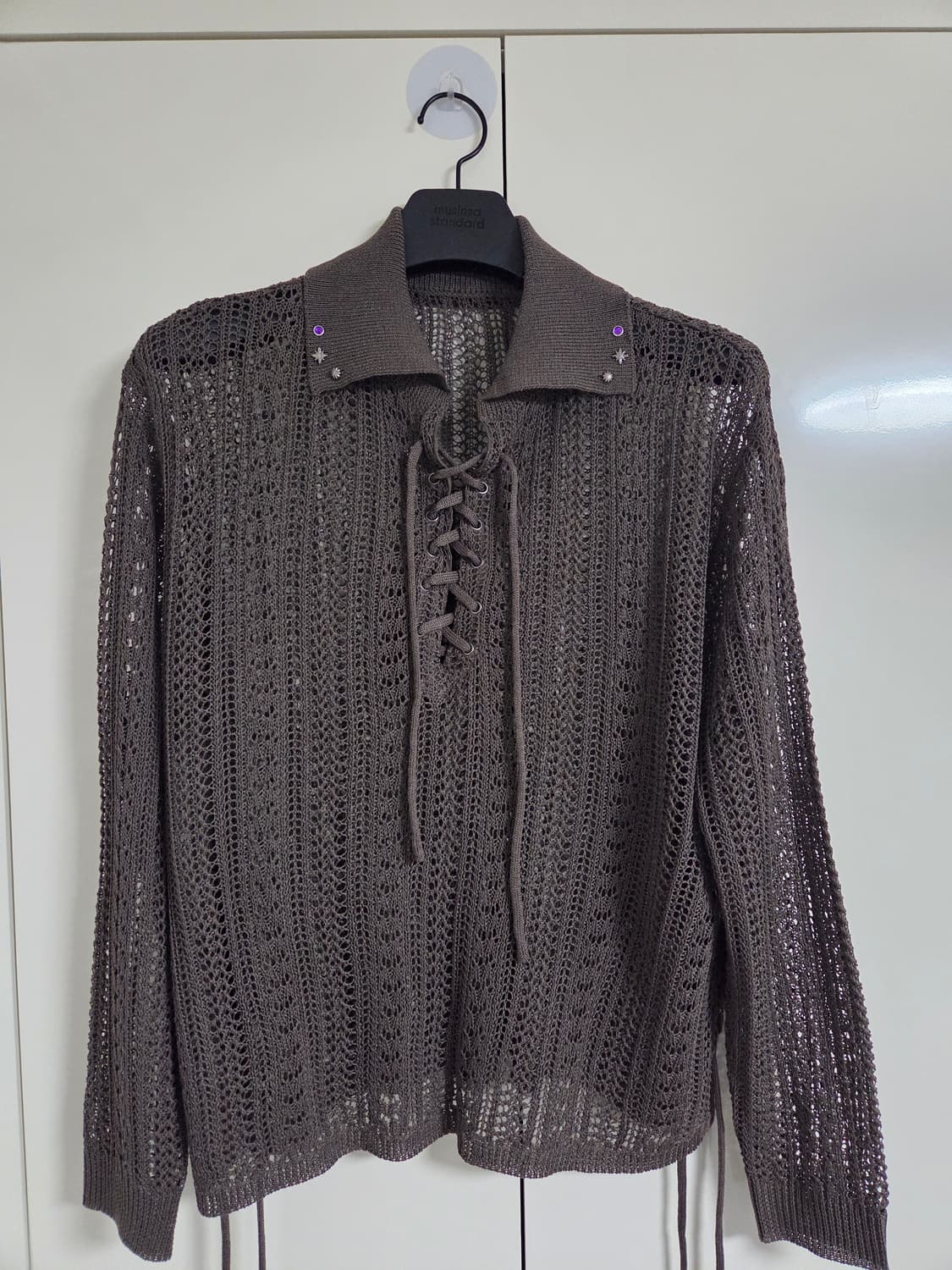Kalivas bohemian rope knit (brown) 상품이미지1