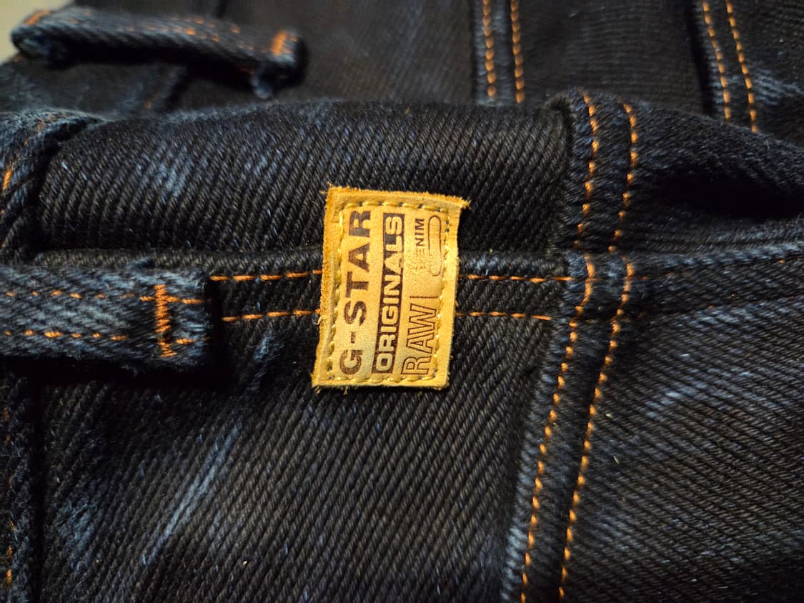 G-Star Rackam 블랙 워크웨어 데님 팬츠(W30/L32)택없음 상품이미지5