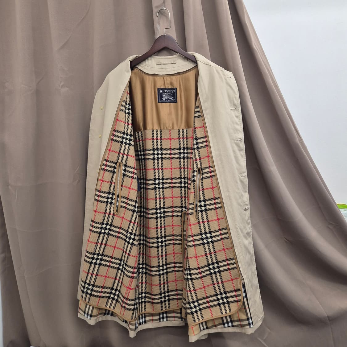 버버리 빈티지 트렌치 코트 52 상품이미지4