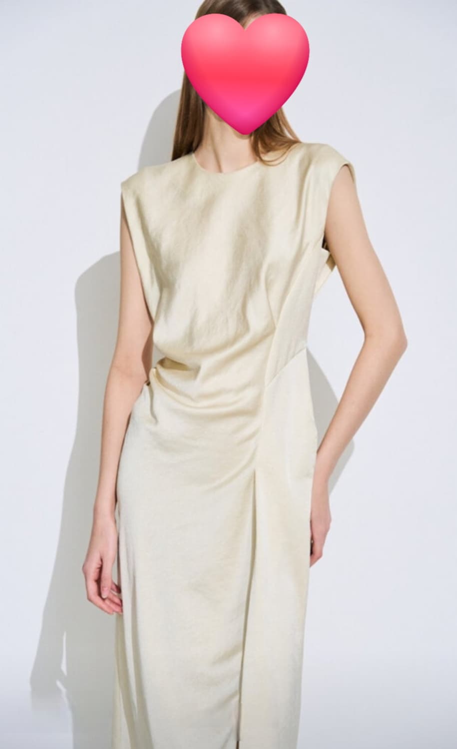 타임 여성 드레스 66~마른77 새틴 드레이프  24SS 봄여름 WM26 상품이미지6