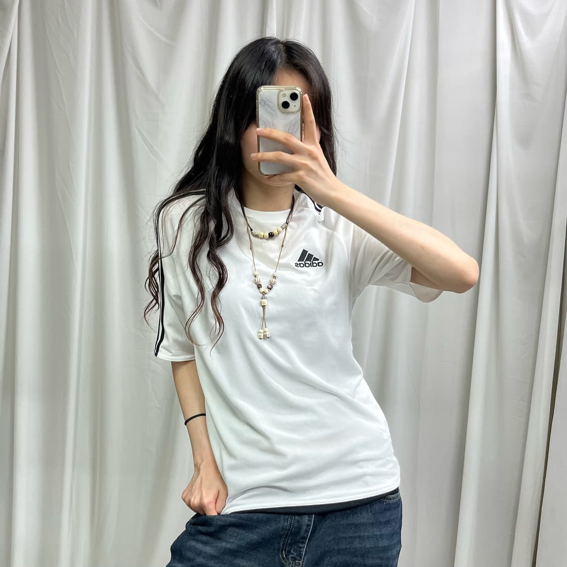 Adidas white T-shirts 상품이미지1