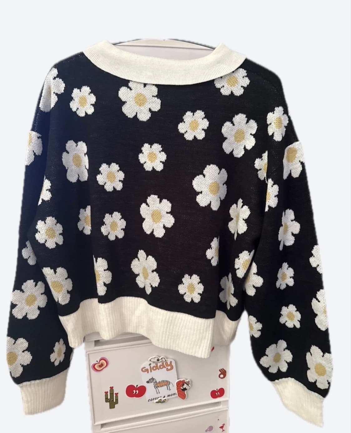 일제)꽃무늬 가디건 상품이미지2