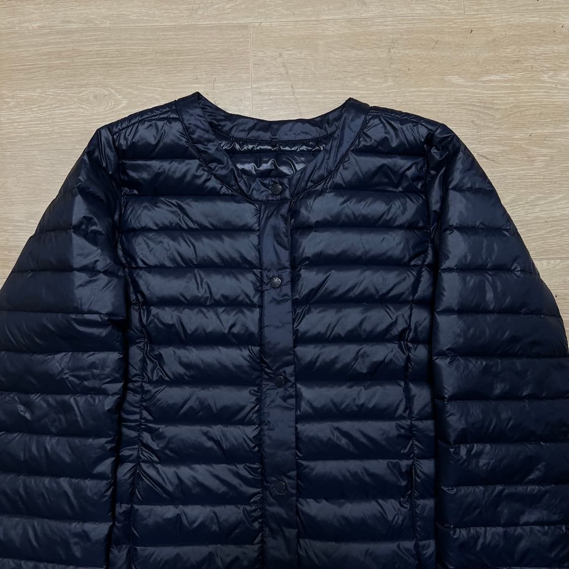 크로커다일 레이디스 여성 덕다운 경량패딩 점퍼 [네이비] L/100 상품이미지2