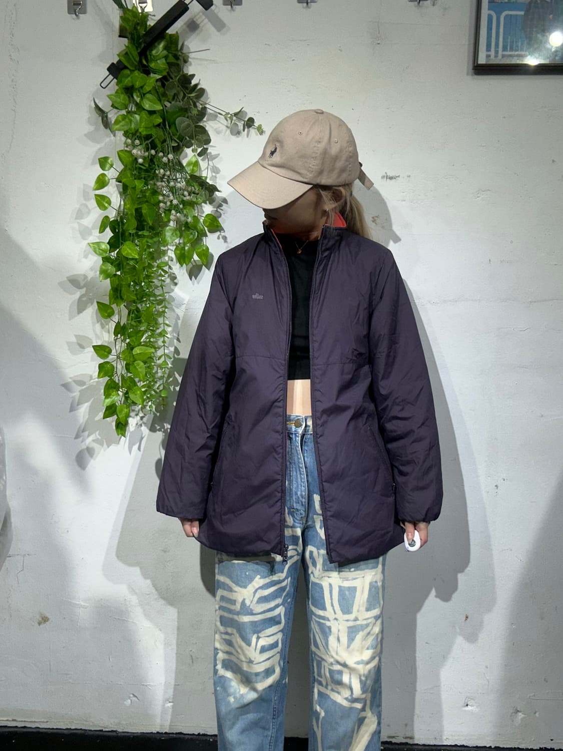 00s 나이키 퍼플 바람막이 자켓 M 상품이미지2