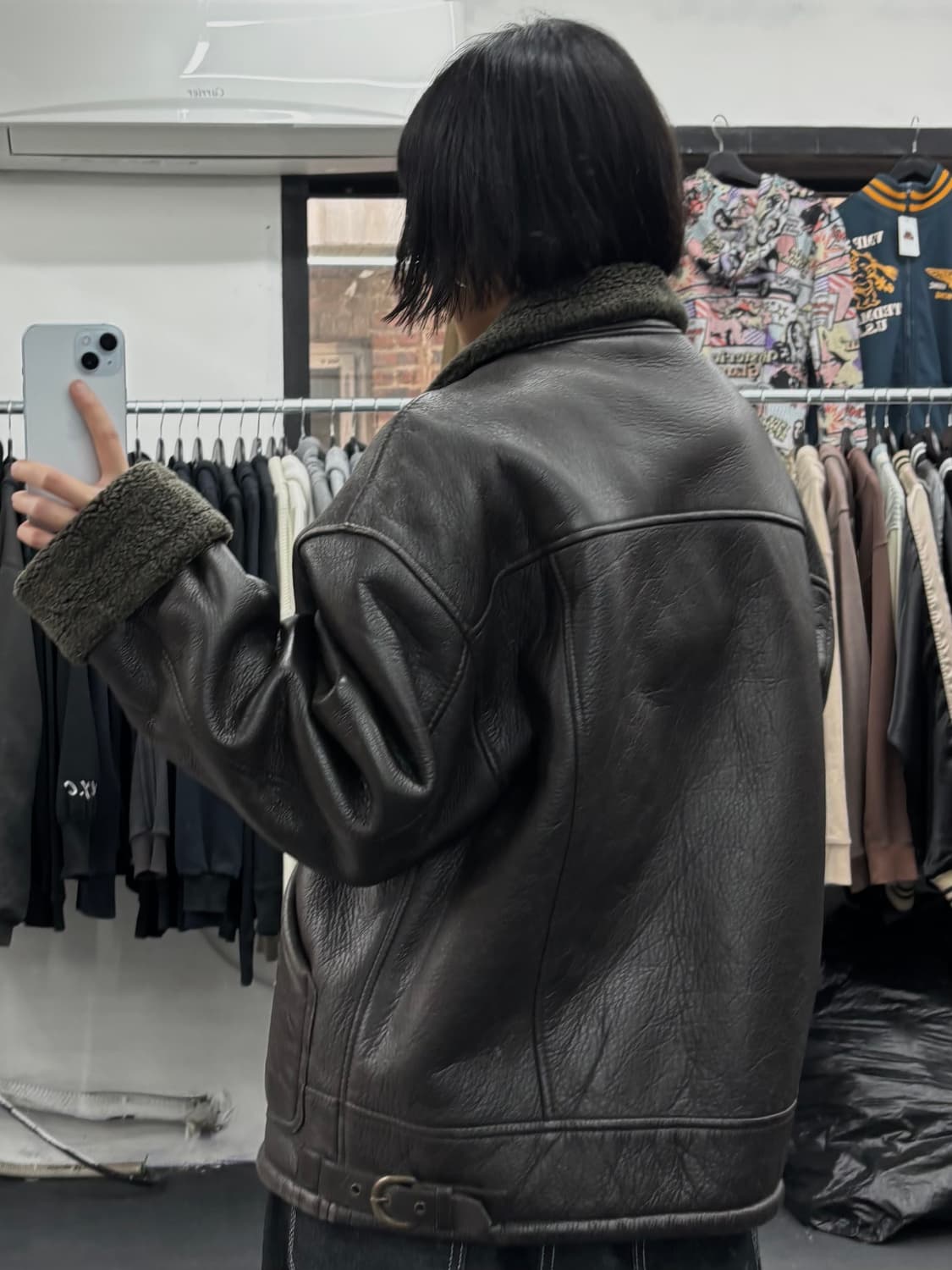 VTG 파이어맨 소가죽 무스탕 자켓 상품이미지5