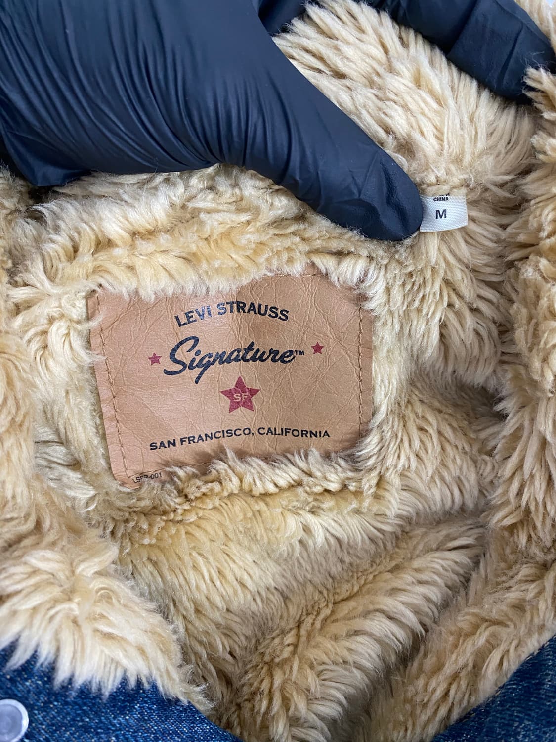 리바이스 시그니처 쉐르파 양털 데님 자켓 M 상품이미지4