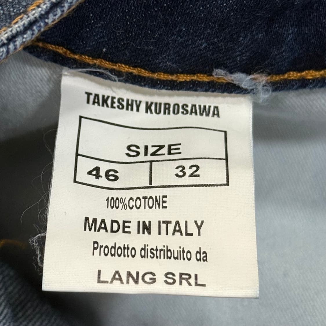 [택달린 새상품] 타케시쿠로사와 데님 32 상품이미지9