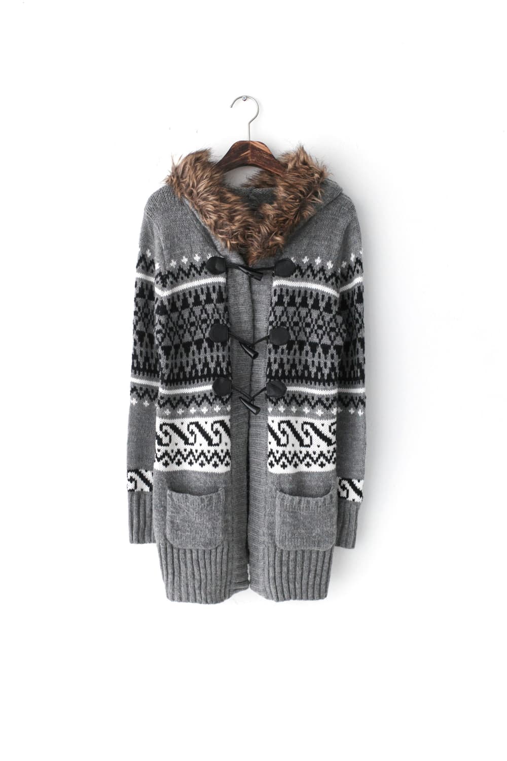 nordic duffle cardigun 상품이미지1