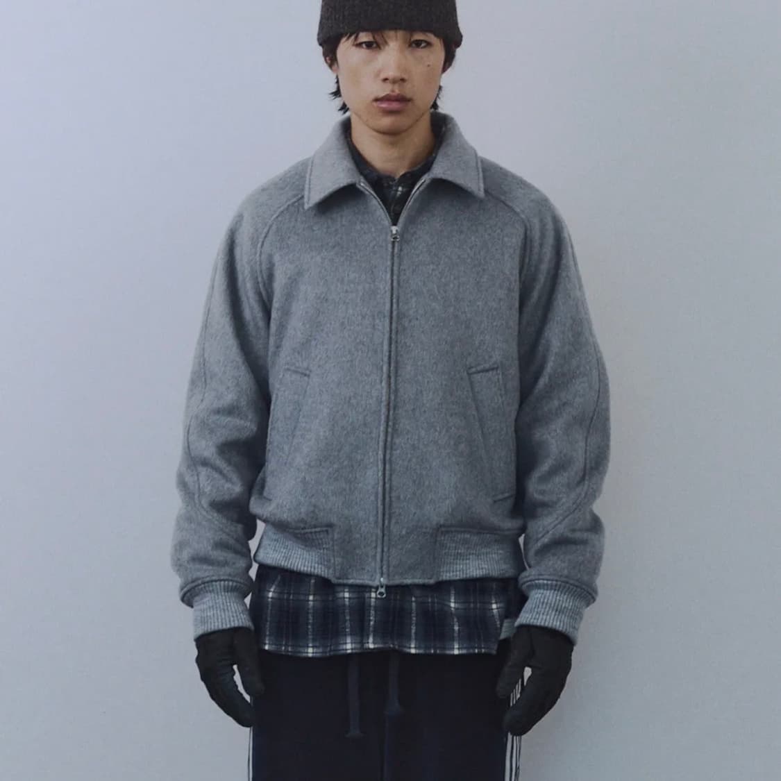 기준 맨 Hairy Wool Blouson (새상품) 상품이미지1