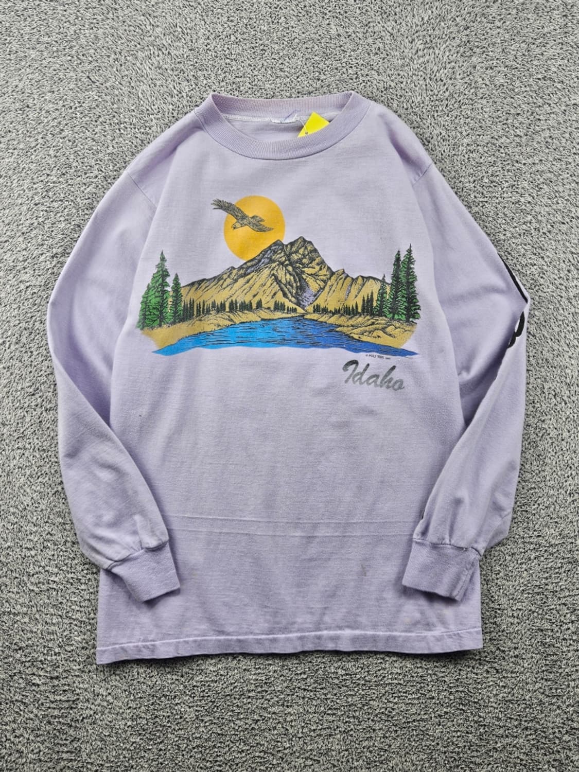 1985 아이다호 빈티지 싱글스티치 롱슬리브 (S추정) / 11952 상품이미지2