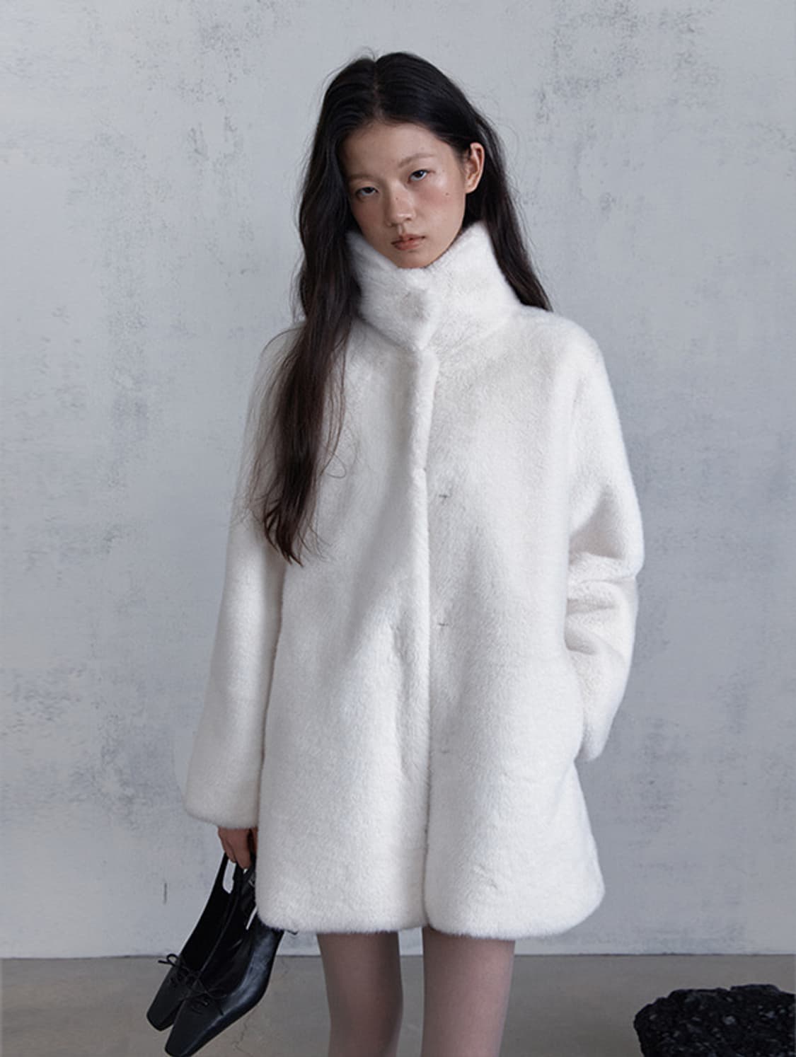 ODS 오디에스 퍼자켓 아이보리 상품이미지1