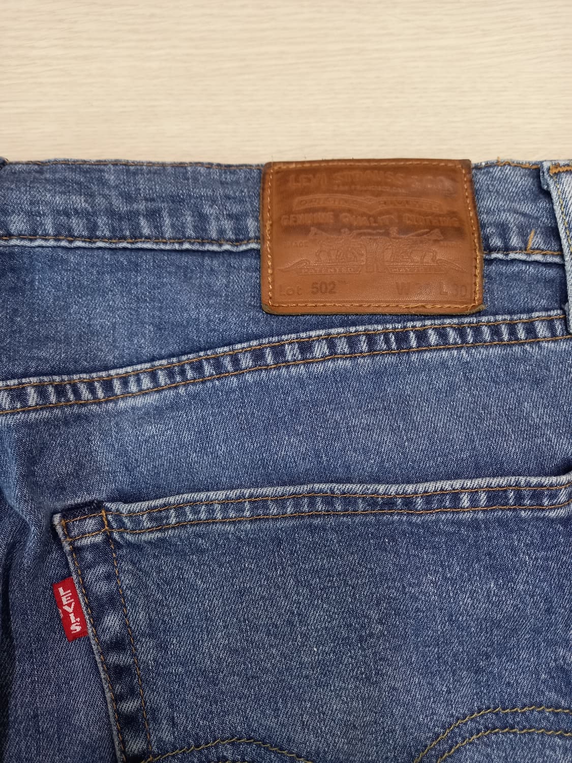 36 빅E 리바이스502 리오셀26% 워싱 스판 슬림일자진 36-439 상품이미지5