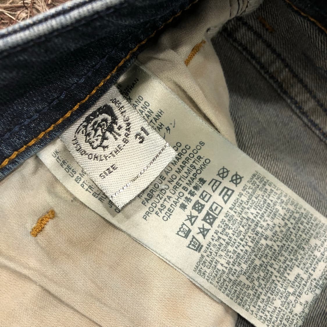 디젤 슬린커 워싱 데님 팬츠 상품이미지7