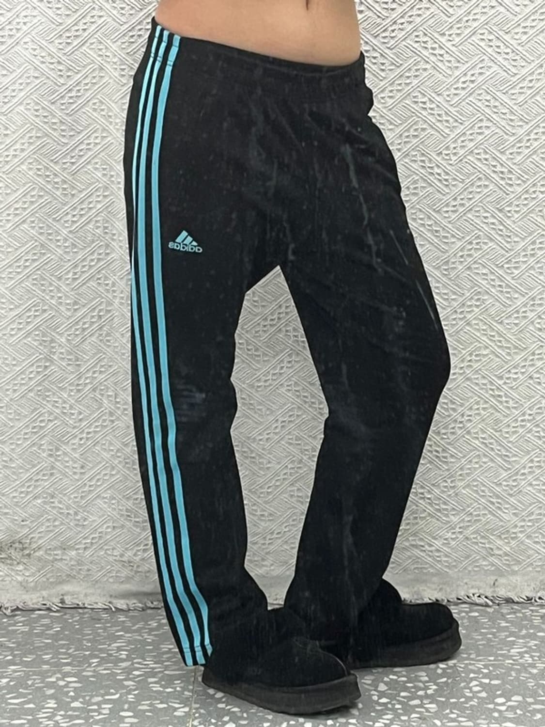 아디다스 빈티지 00's 스카이블루 배색 트랙팬츠 95 C06632 상품이미지2