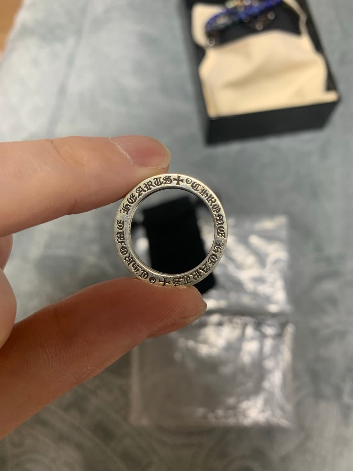 3mm 크롬하츠 퍽유링 상품이미지2