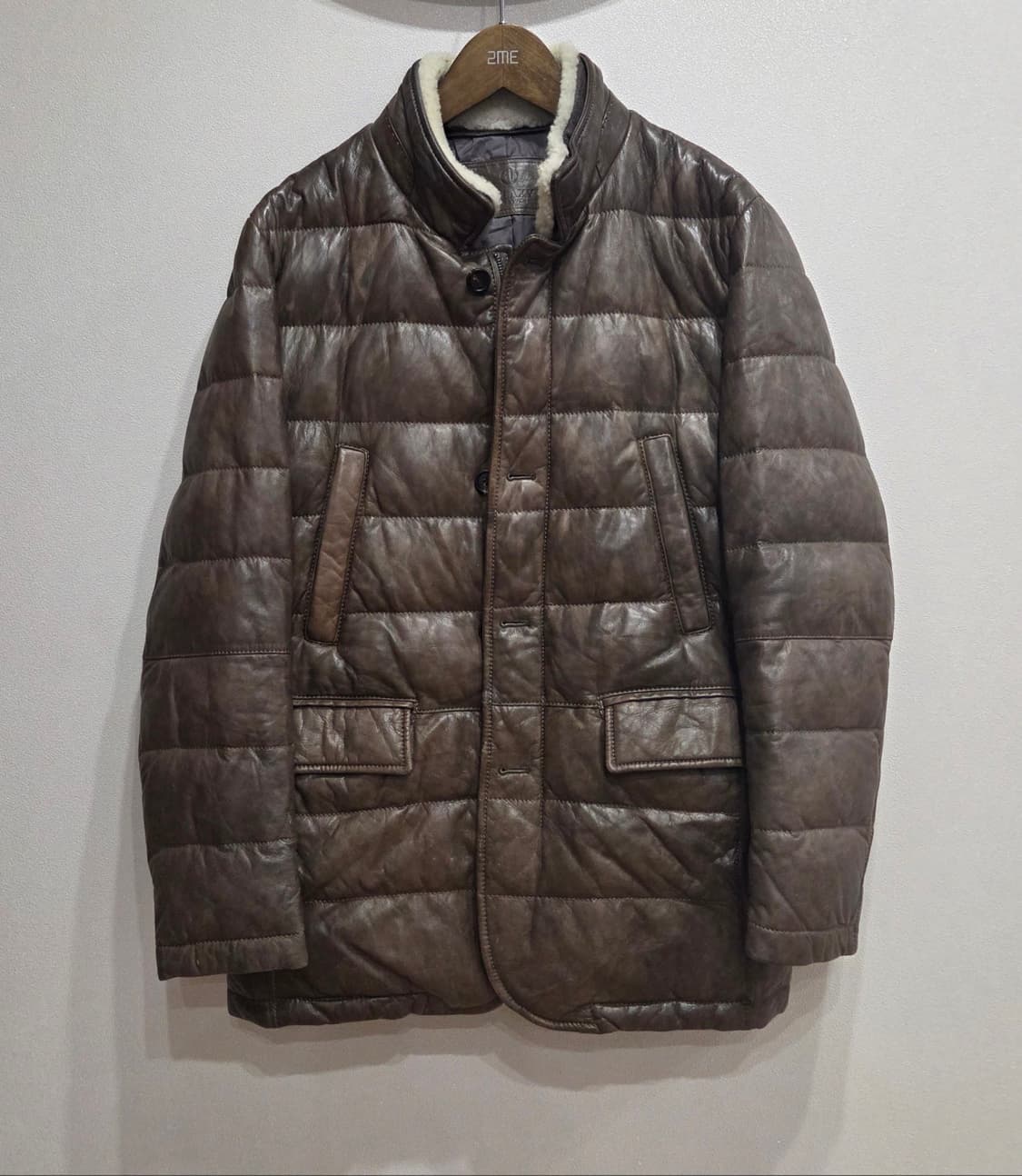 갤럭시 남성 양가죽 다운 자켓 95 상품이미지1