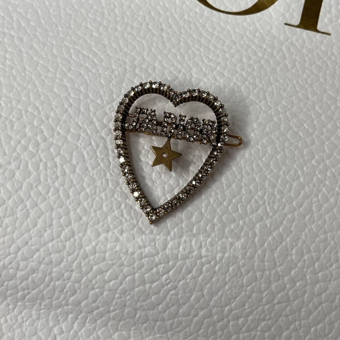 쟈디올 하트 큐빅 헤어클립 상품이미지3