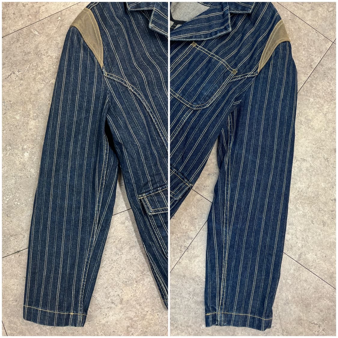 빈티지 스트라이프 엔지니어드 진 데님 자켓 #csz3010 상품이미지7