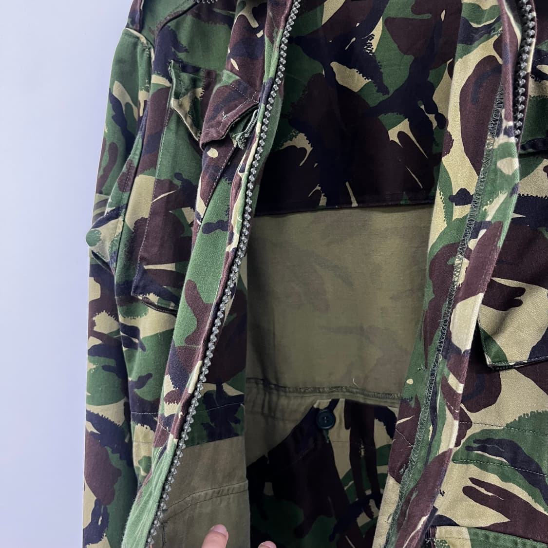 밀리터리 카모 야상 점퍼 자켓 남M 상품이미지3