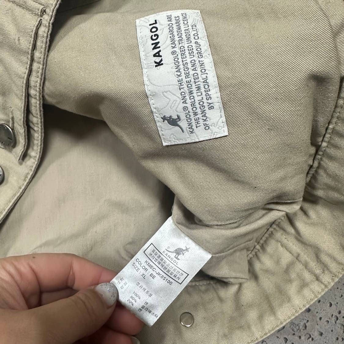 ✨ (바배) 캉골 투포켓 트러커 자켓  상품이미지4