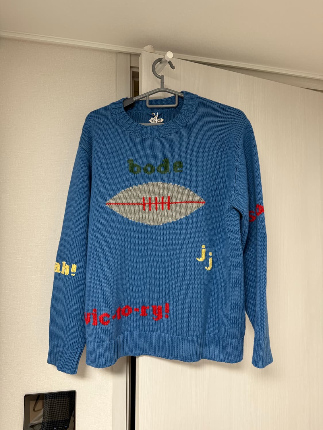 [M] BODE SPIRIT SWEATER BLUE 상품이미지4