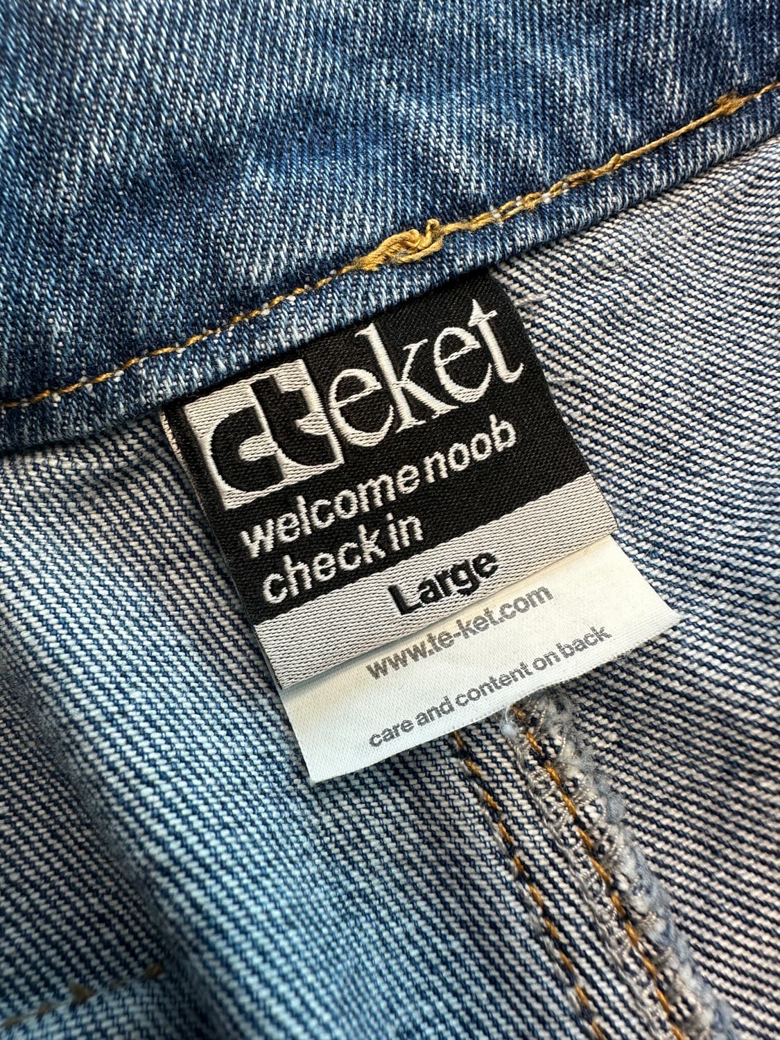 TEKET 테켓 위캔드 카고 데님 / BLUE, L SIZE 상품이미지5