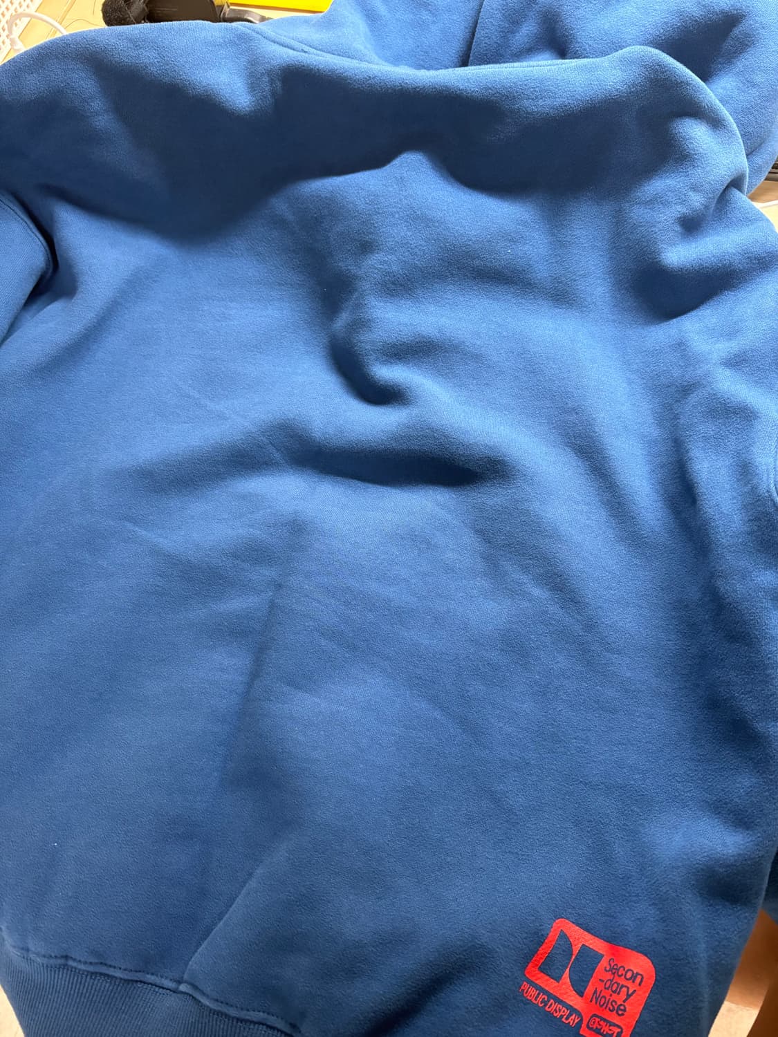 테켓 하프 집업 후드 블루 상품이미지3