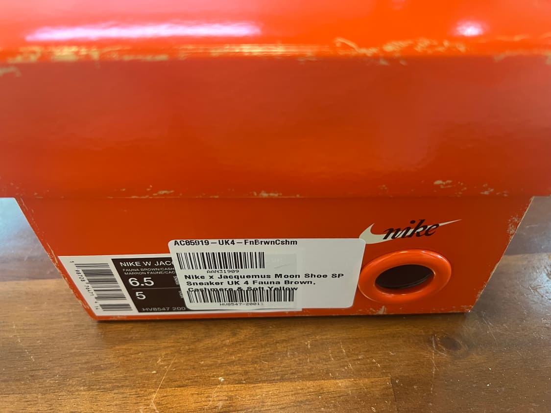 [W235]자크뮈스 나이키 문 슈 SP 파우나 브라운 캐시미어 상품이미지3