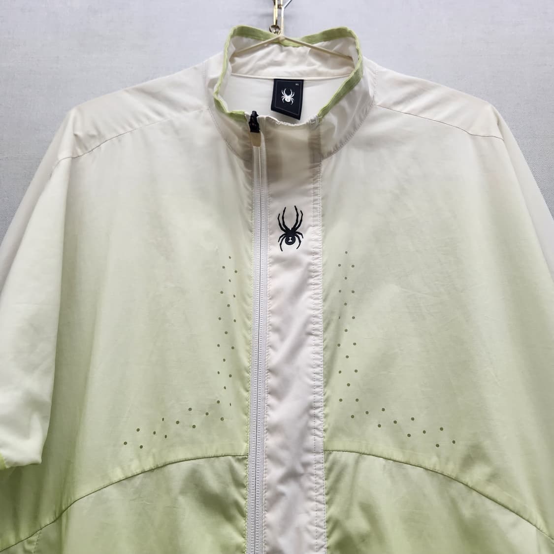 스파이더 로고 배색 투웨이 바람막이 XL(2XL) 상품이미지2