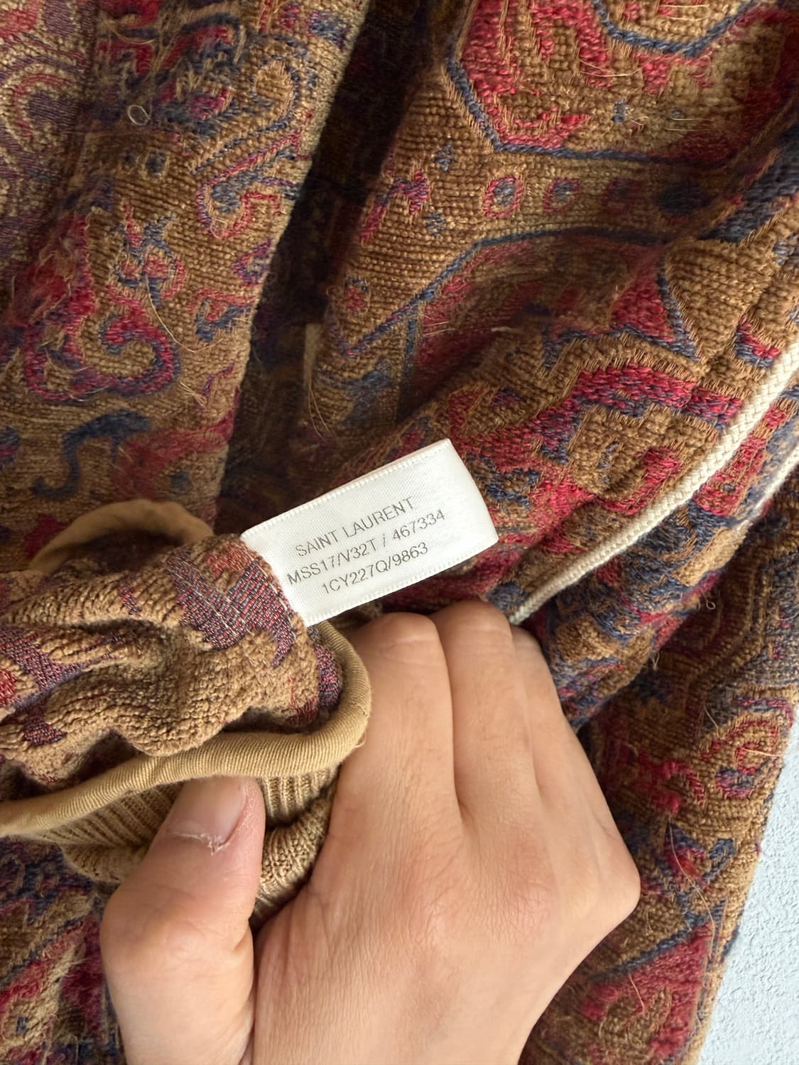 SAINT LAURENT - SS17 Tapestry Jacket 상품이미지8