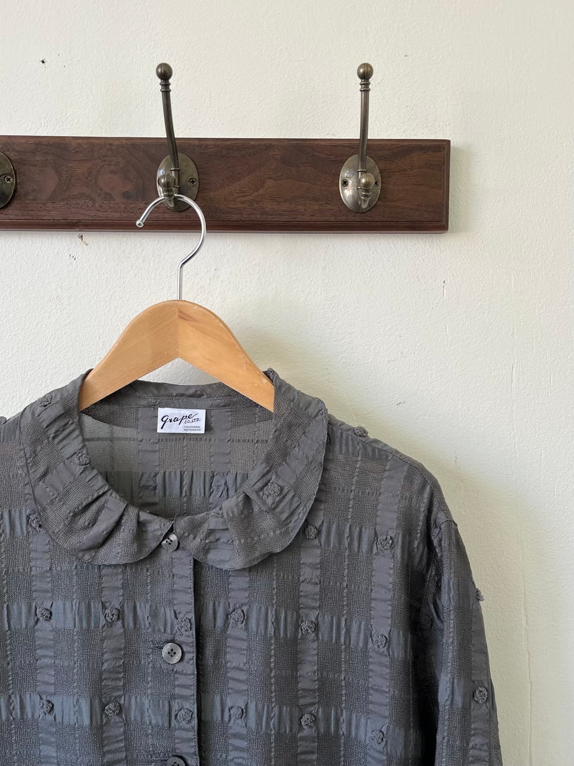 YOKOHAMA MOTOMACHI 도트 블라우스 상품이미지2