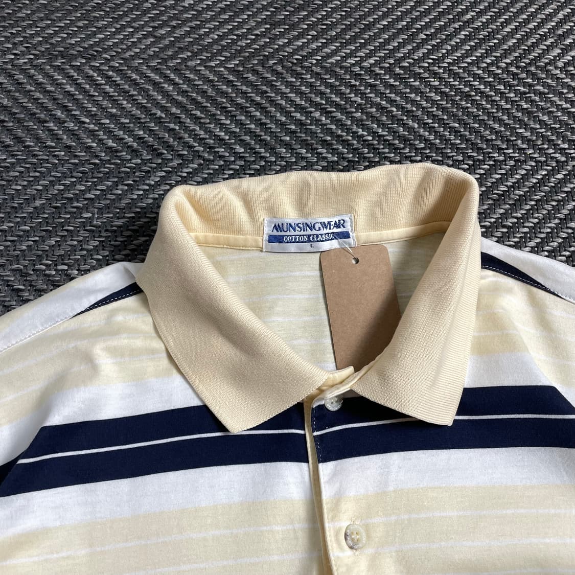 먼싱웨어 아카이브 단가라 피케이 티셔츠o 4519 상품이미지4