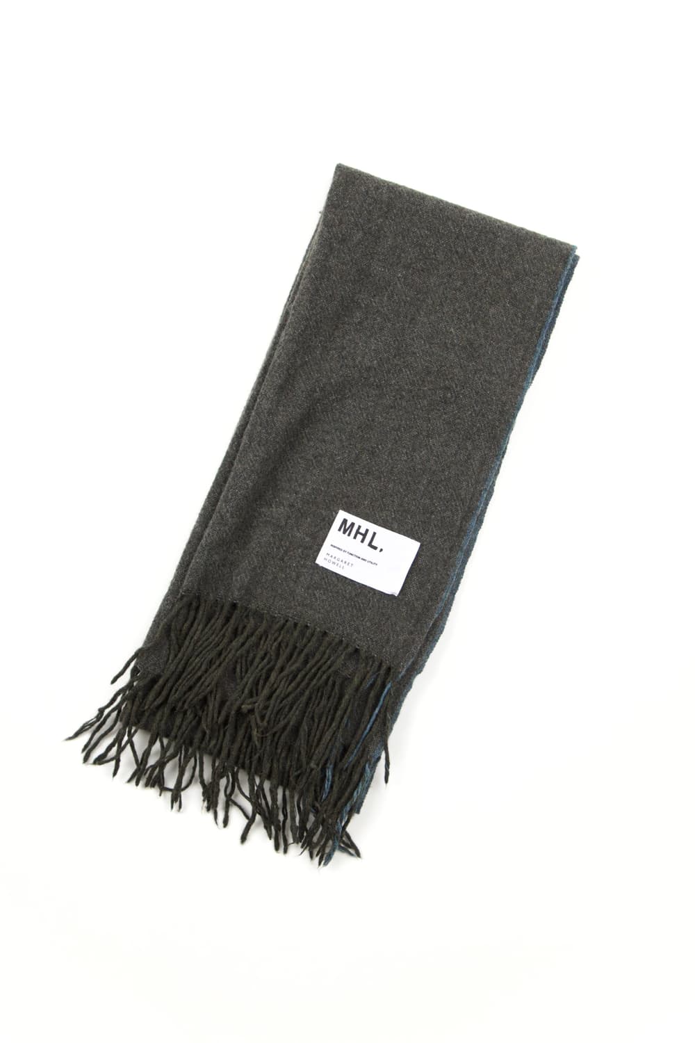 MHL 울 머플러 그레이 상품이미지3