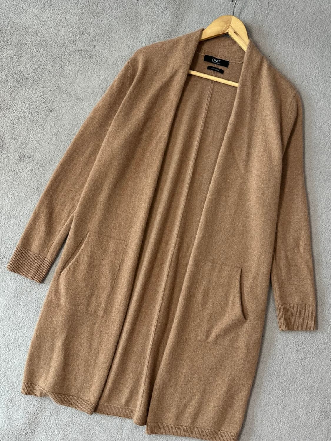 UNIT(유닛) 캐시미어100% 미들 니트가디건 여  상품이미지1