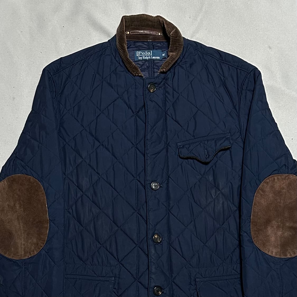 M 폴로랄프로렌 네이비 퀼팅 자켓 상품이미지1