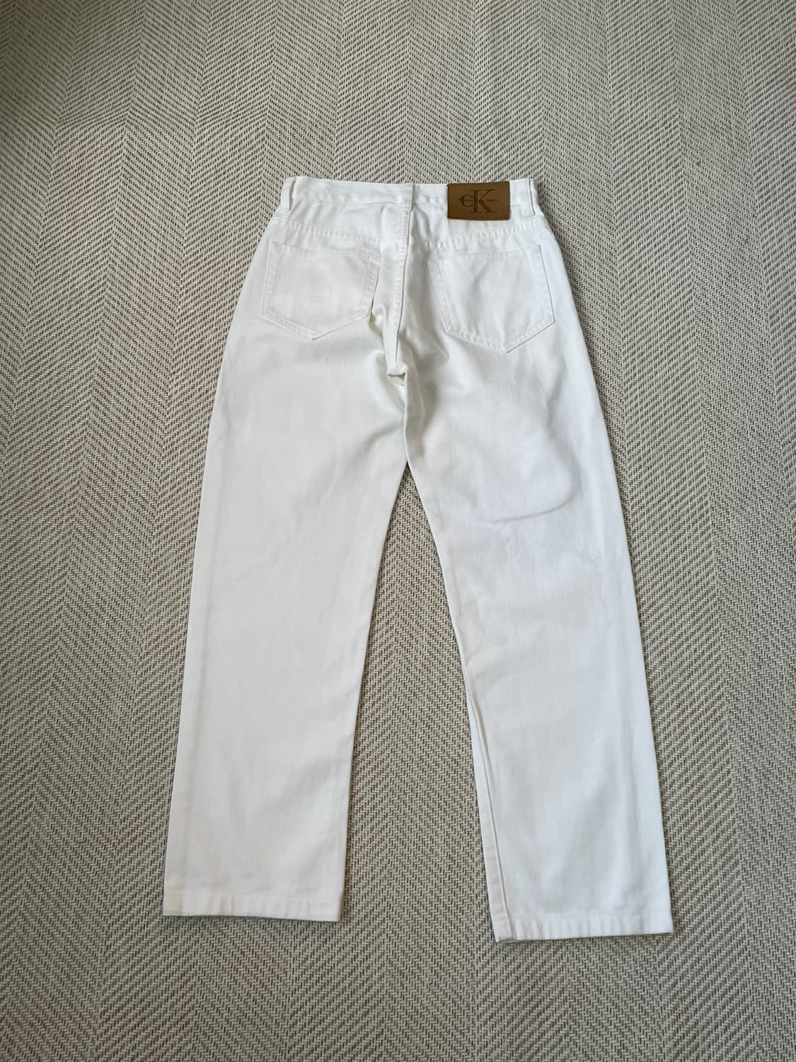 캘빈클라인 화이트 데님팬츠 J03344 상품이미지1