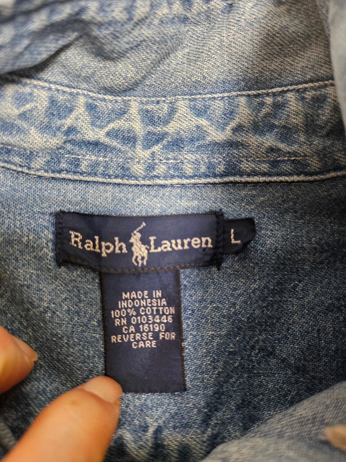 폴로 랄프로렌 여성 데님셔츠 상품이미지3