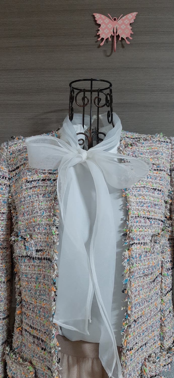 듀엘 트위드 자켓 상태굿  상품이미지3