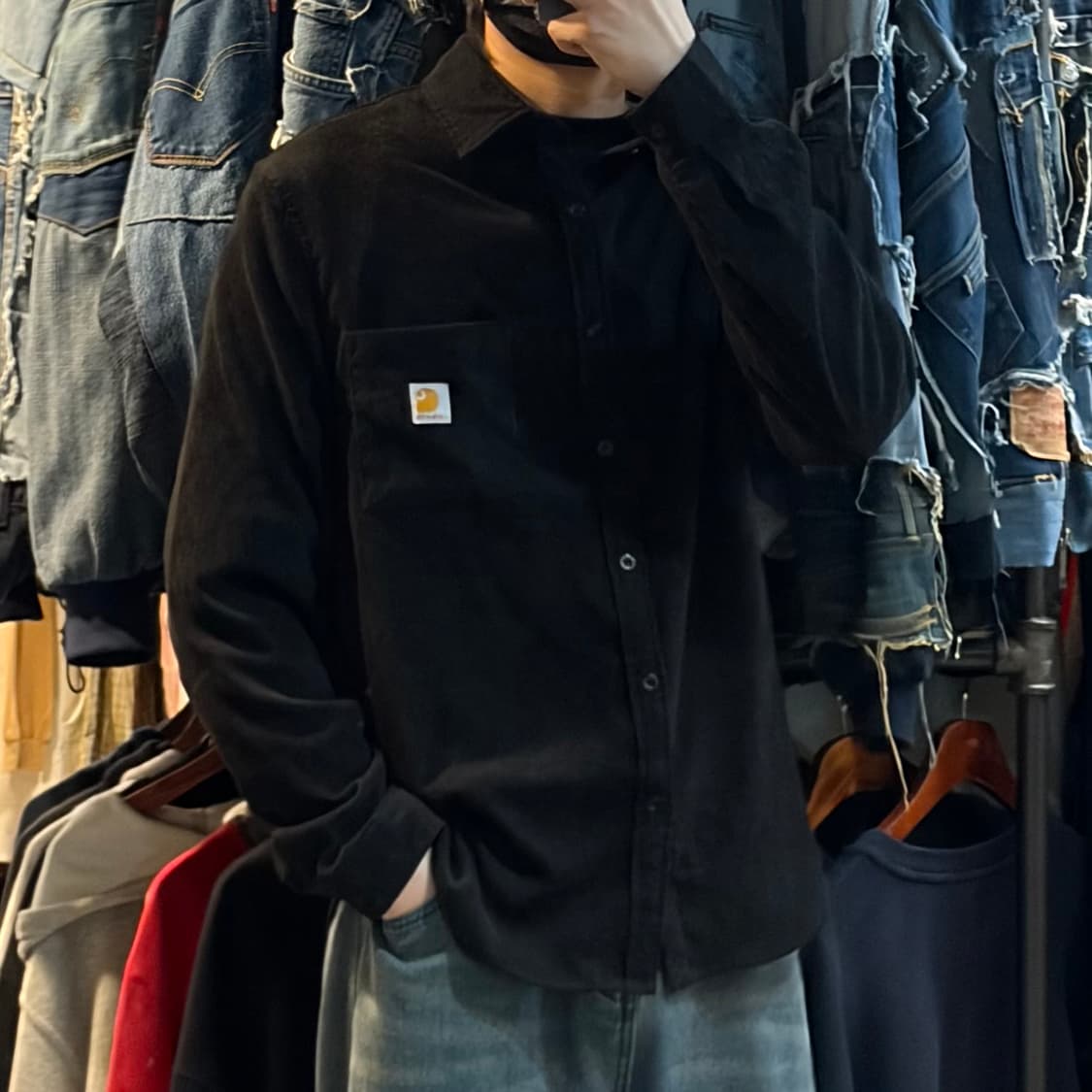 [NO.9] 칼하트 코듀로이 긴팔셔츠 상품이미지4